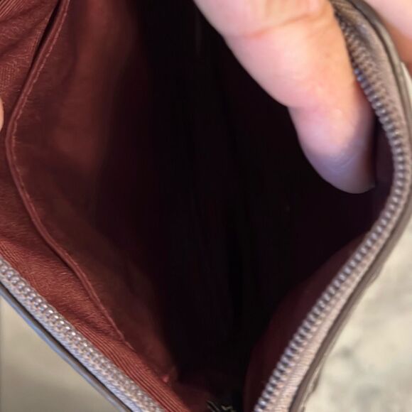 Coach Gray Metallic Wristlet GUC - Picture 5 of 7